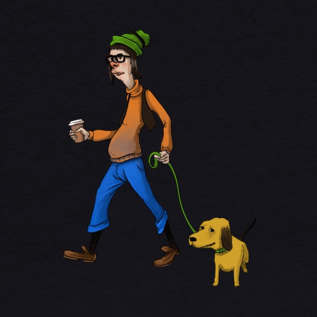 Hipster Goofy Shirt by idrawcartoons